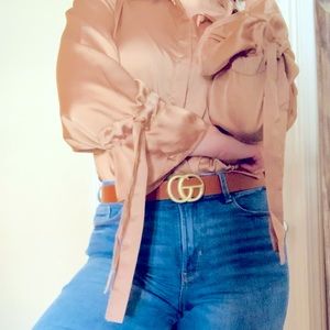 Misguided Long Sleeve Blouse